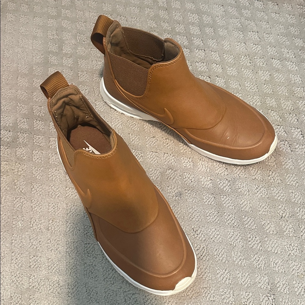 Nike Tan Slip-On Sneakers